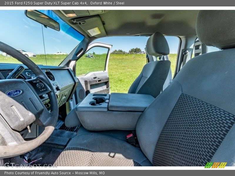 Oxford White / Steel 2015 Ford F250 Super Duty XLT Super Cab 4x4