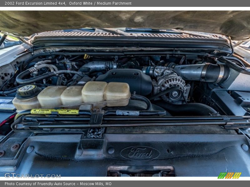 Oxford White / Medium Parchment 2002 Ford Excursion Limited 4x4