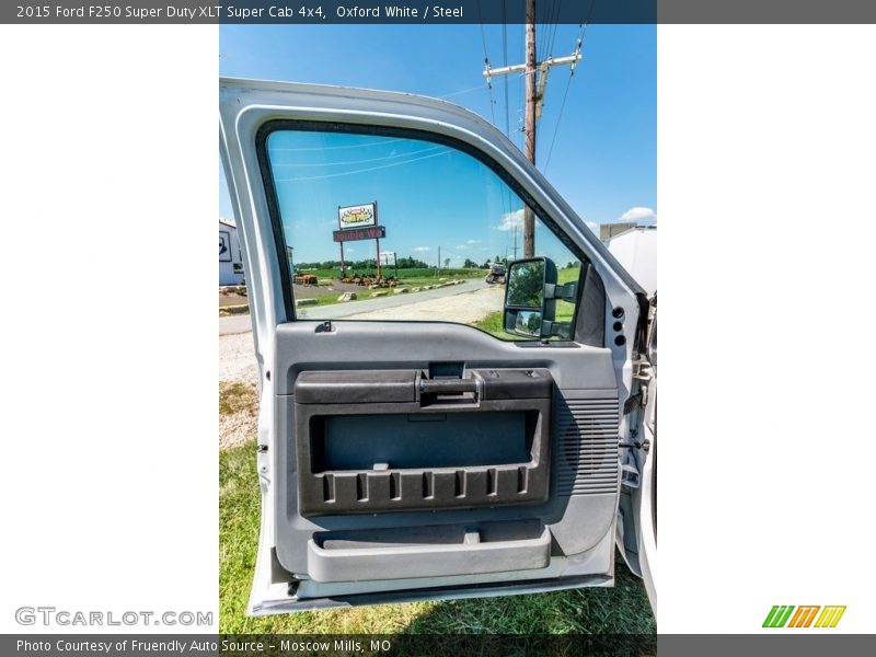 Oxford White / Steel 2015 Ford F250 Super Duty XLT Super Cab 4x4