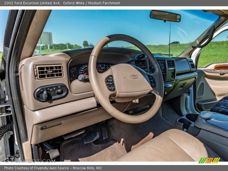 Oxford White / Medium Parchment 2002 Ford Excursion Limited 4x4