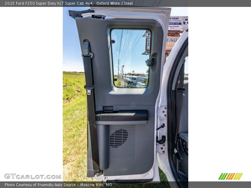 Oxford White / Steel 2015 Ford F250 Super Duty XLT Super Cab 4x4