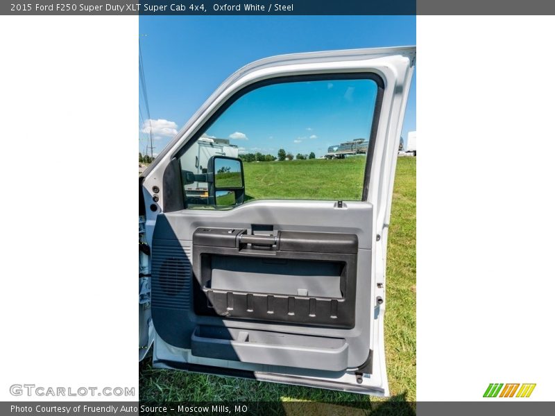 Oxford White / Steel 2015 Ford F250 Super Duty XLT Super Cab 4x4