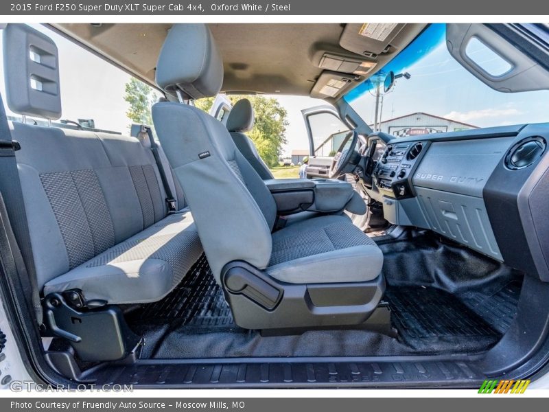 Oxford White / Steel 2015 Ford F250 Super Duty XLT Super Cab 4x4