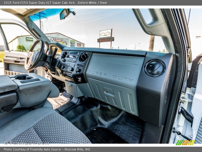 Oxford White / Steel 2015 Ford F250 Super Duty XLT Super Cab 4x4
