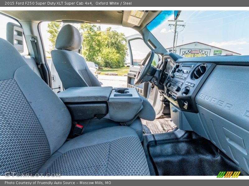 Oxford White / Steel 2015 Ford F250 Super Duty XLT Super Cab 4x4