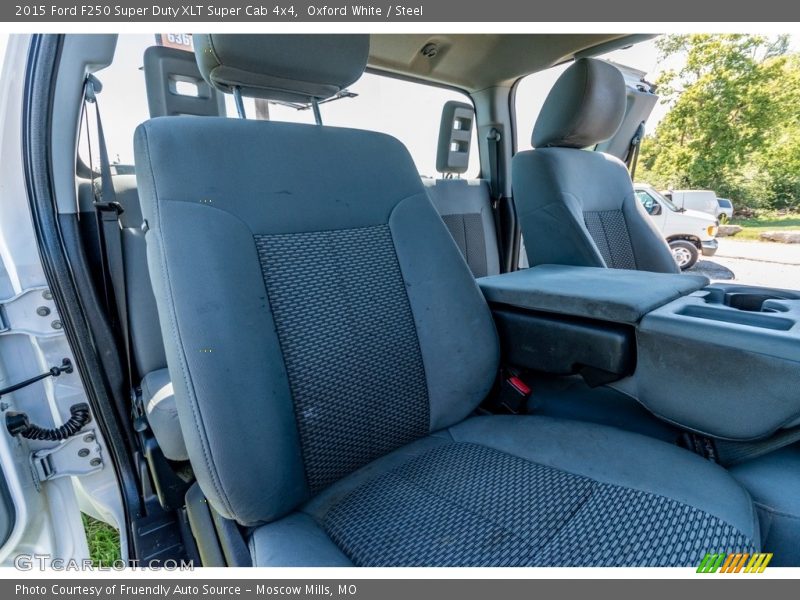 Oxford White / Steel 2015 Ford F250 Super Duty XLT Super Cab 4x4