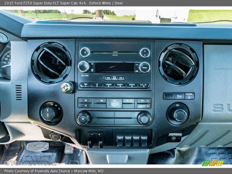 Oxford White / Steel 2015 Ford F250 Super Duty XLT Super Cab 4x4