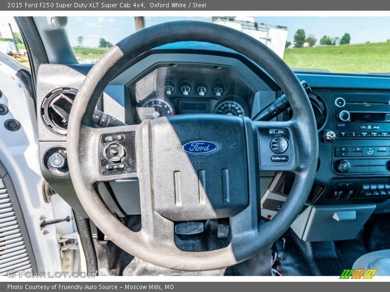 Oxford White / Steel 2015 Ford F250 Super Duty XLT Super Cab 4x4