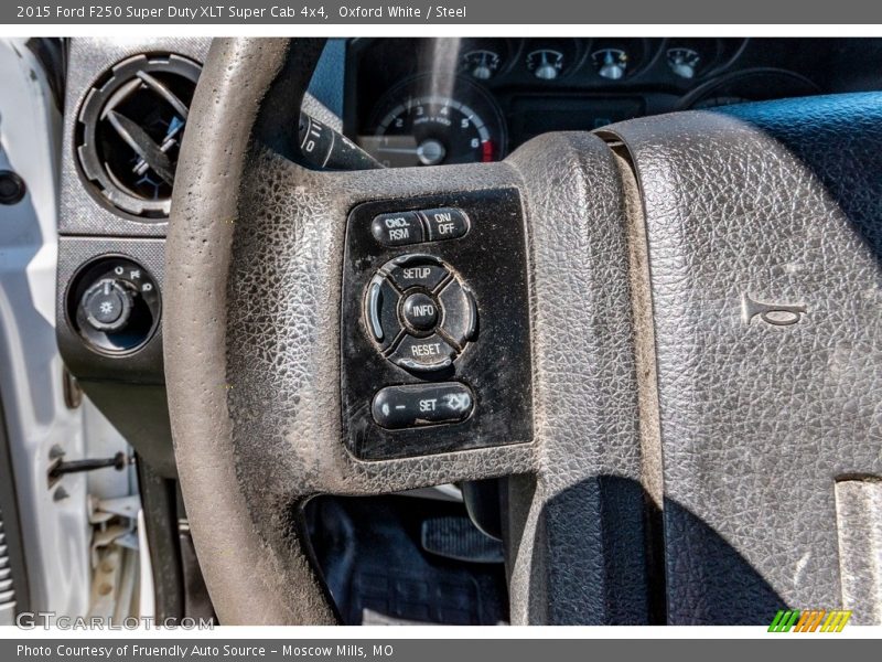 Oxford White / Steel 2015 Ford F250 Super Duty XLT Super Cab 4x4