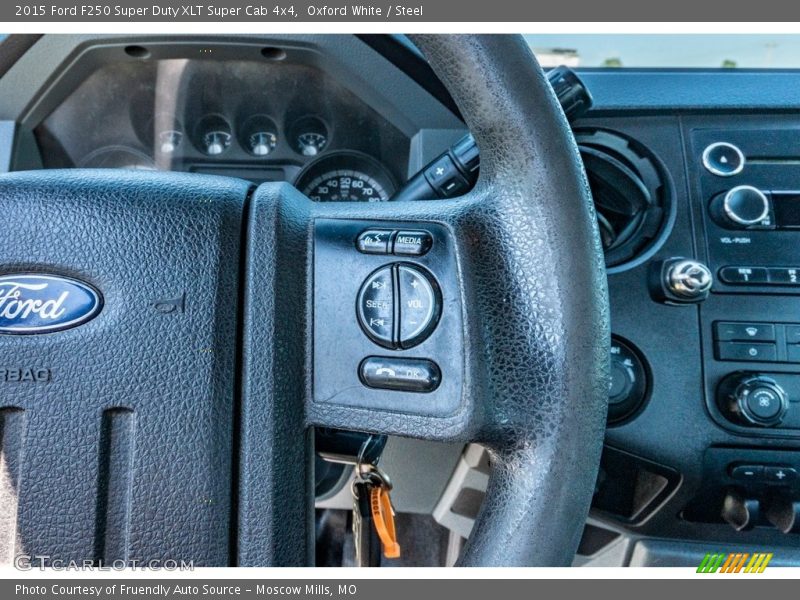 Oxford White / Steel 2015 Ford F250 Super Duty XLT Super Cab 4x4