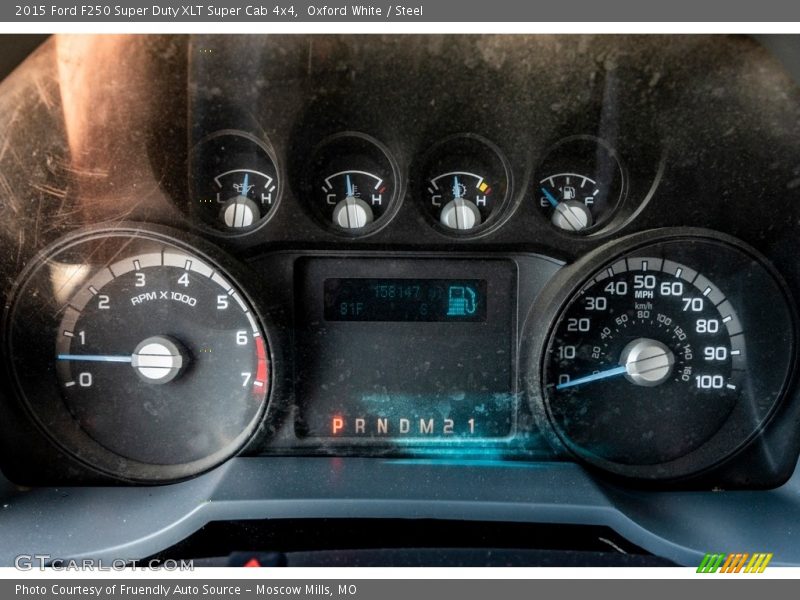 Oxford White / Steel 2015 Ford F250 Super Duty XLT Super Cab 4x4