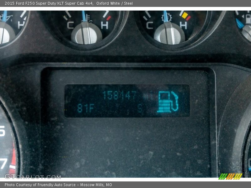 Oxford White / Steel 2015 Ford F250 Super Duty XLT Super Cab 4x4