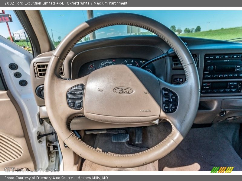 Oxford White / Medium Parchment 2002 Ford Excursion Limited 4x4