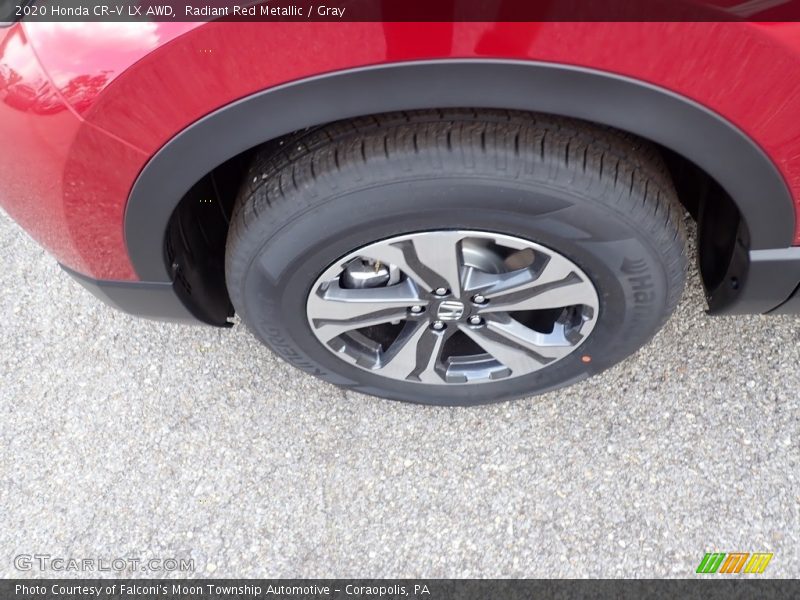 Radiant Red Metallic / Gray 2020 Honda CR-V LX AWD
