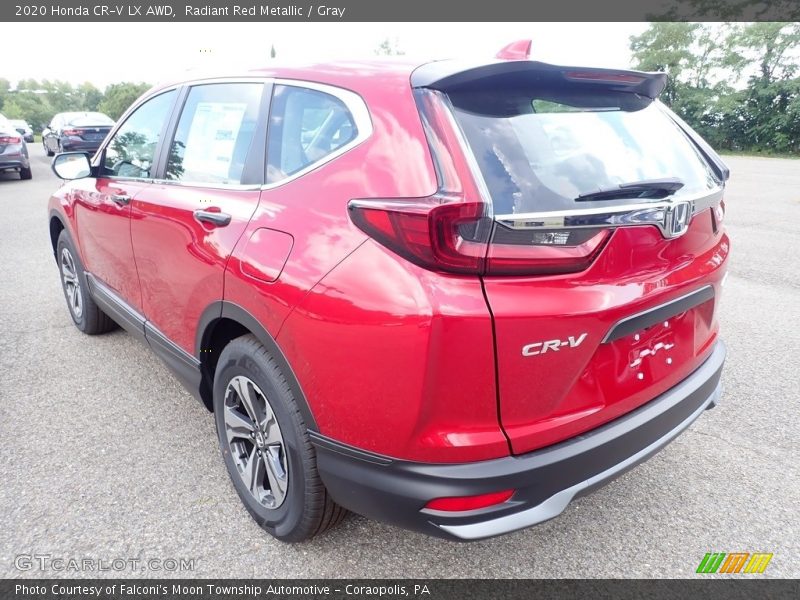 Radiant Red Metallic / Gray 2020 Honda CR-V LX AWD