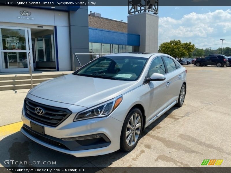 Symphony Silver / Gray 2016 Hyundai Sonata Limited