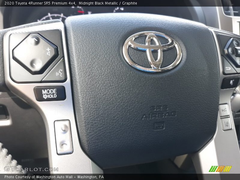 Midnight Black Metallic / Graphite 2020 Toyota 4Runner SR5 Premium 4x4