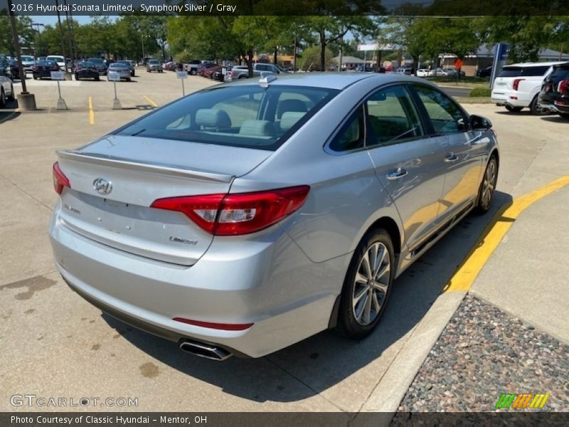 Symphony Silver / Gray 2016 Hyundai Sonata Limited