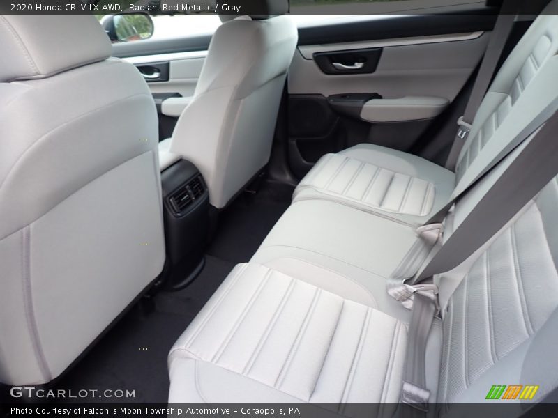 Radiant Red Metallic / Gray 2020 Honda CR-V LX AWD