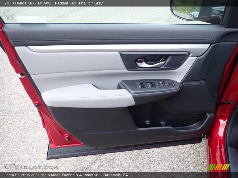 Radiant Red Metallic / Gray 2020 Honda CR-V LX AWD