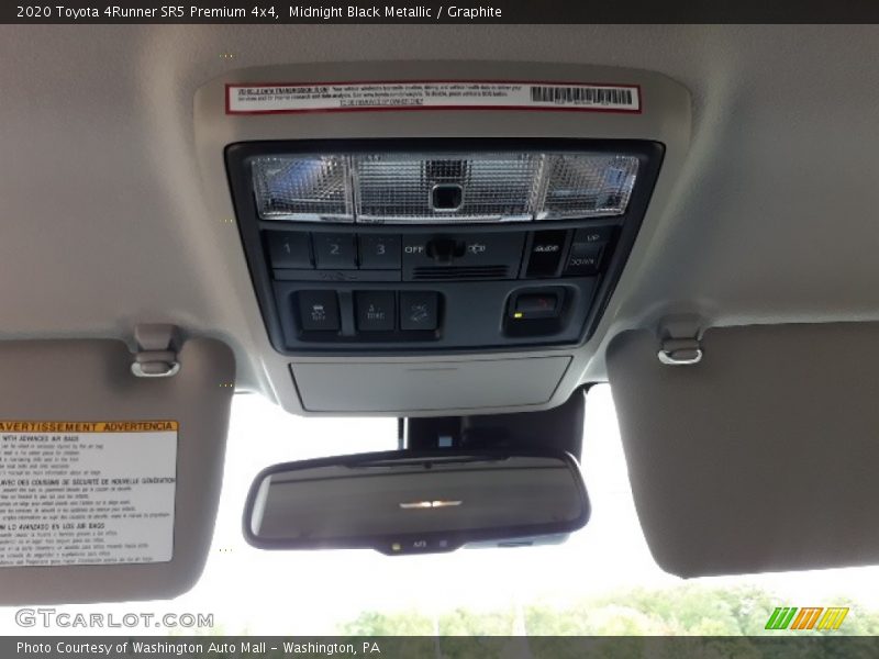 Midnight Black Metallic / Graphite 2020 Toyota 4Runner SR5 Premium 4x4