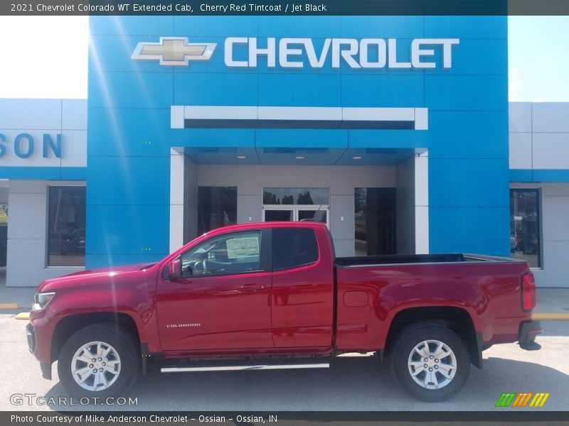  2021 Colorado WT Extended Cab Cherry Red Tintcoat