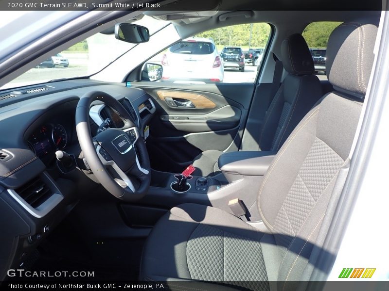 Summit White / Jet Black 2020 GMC Terrain SLE AWD