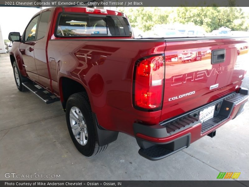 Cherry Red Tintcoat / Jet Black 2021 Chevrolet Colorado WT Extended Cab