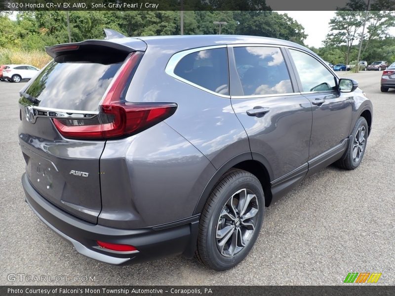 Sonic Gray Pearl / Gray 2020 Honda CR-V EX AWD