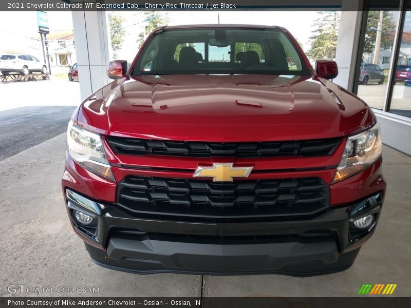 Cherry Red Tintcoat / Jet Black 2021 Chevrolet Colorado WT Extended Cab
