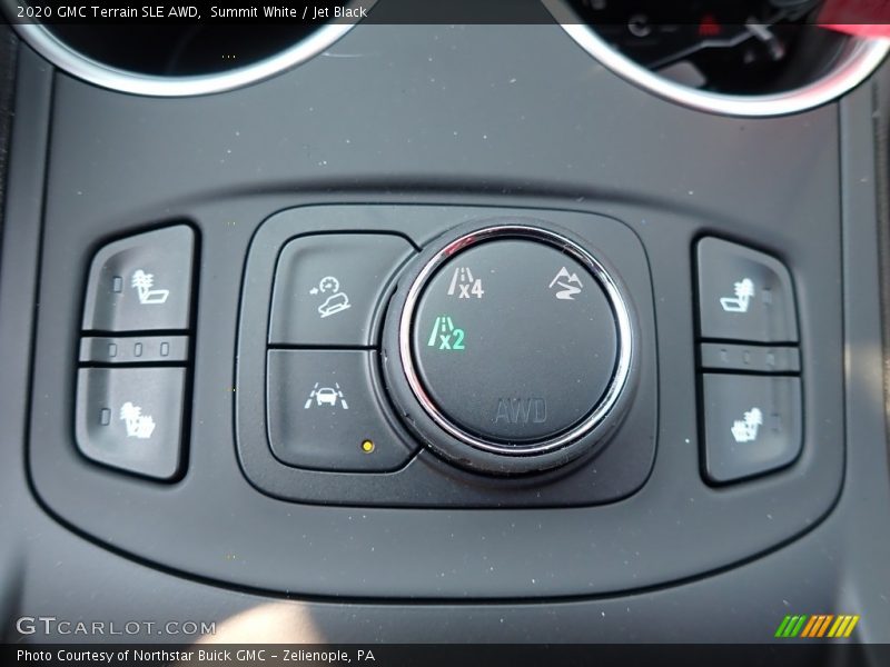 Summit White / Jet Black 2020 GMC Terrain SLE AWD