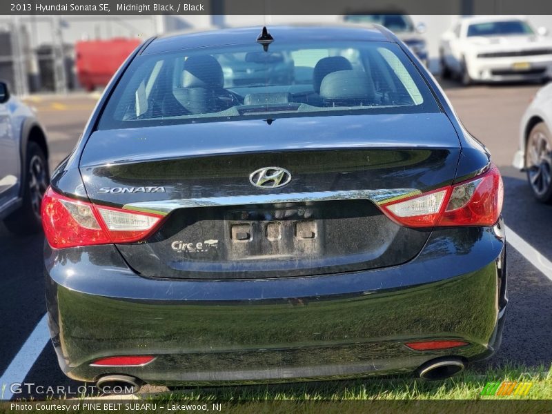 Midnight Black / Black 2013 Hyundai Sonata SE