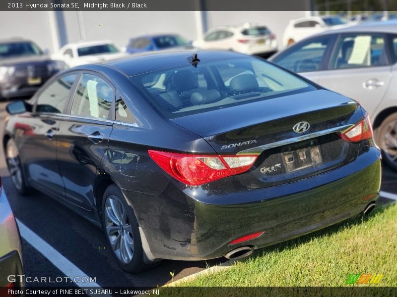 Midnight Black / Black 2013 Hyundai Sonata SE