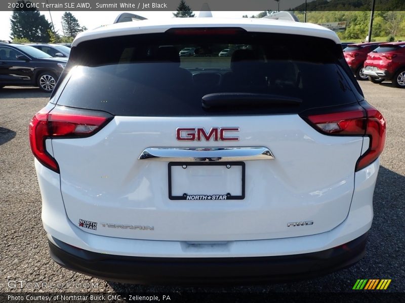 Summit White / Jet Black 2020 GMC Terrain SLE AWD