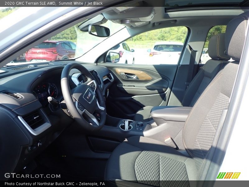 Summit White / Jet Black 2020 GMC Terrain SLE AWD