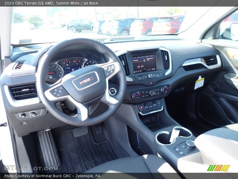 Summit White / Jet Black 2020 GMC Terrain SLE AWD