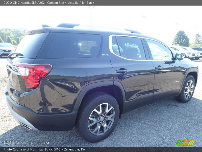 Carbon Black Metallic / Jet Black 2020 GMC Acadia SLE AWD