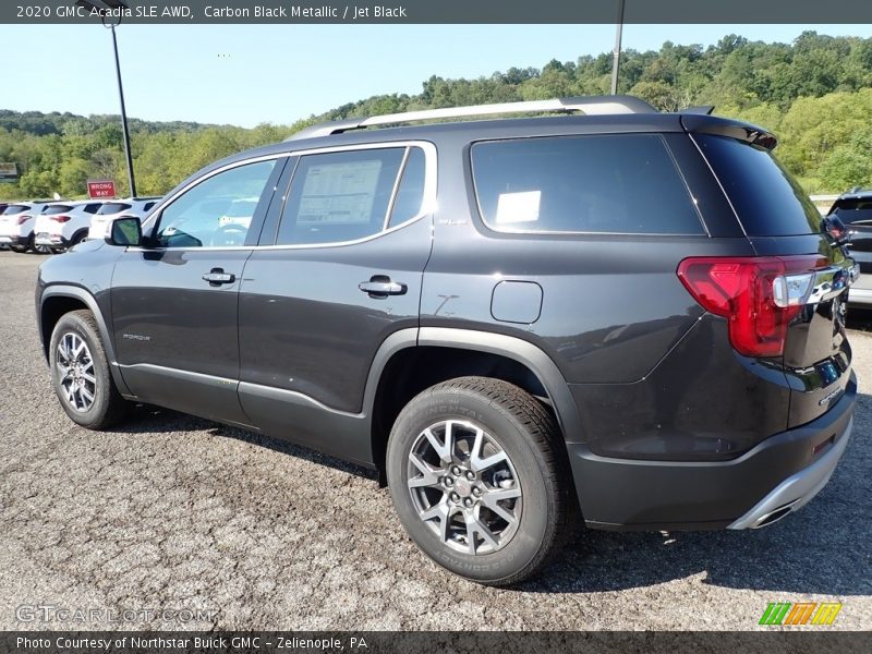 Carbon Black Metallic / Jet Black 2020 GMC Acadia SLE AWD