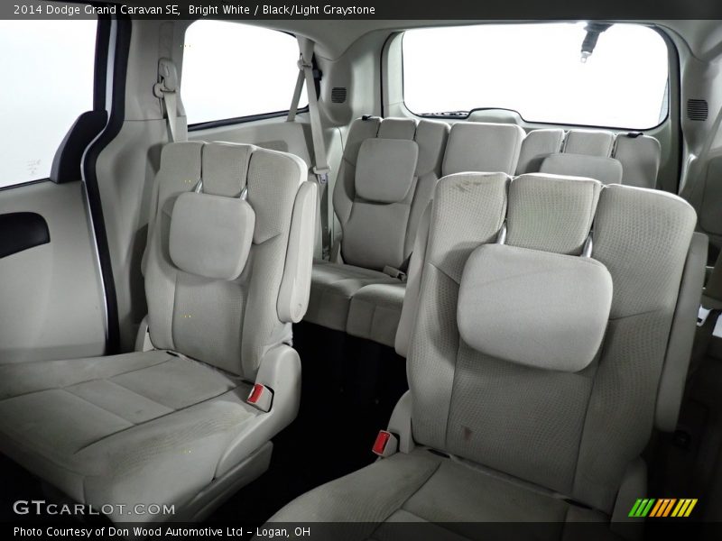 Bright White / Black/Light Graystone 2014 Dodge Grand Caravan SE