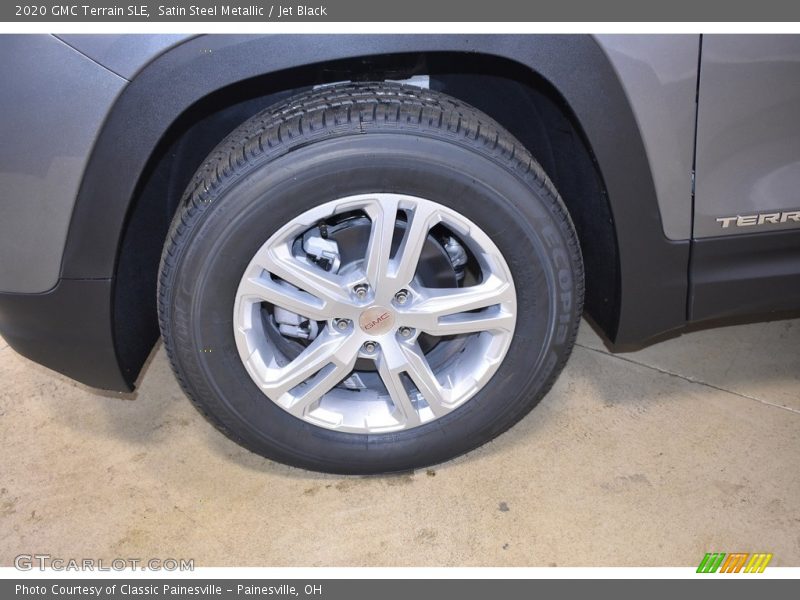 Satin Steel Metallic / Jet Black 2020 GMC Terrain SLE