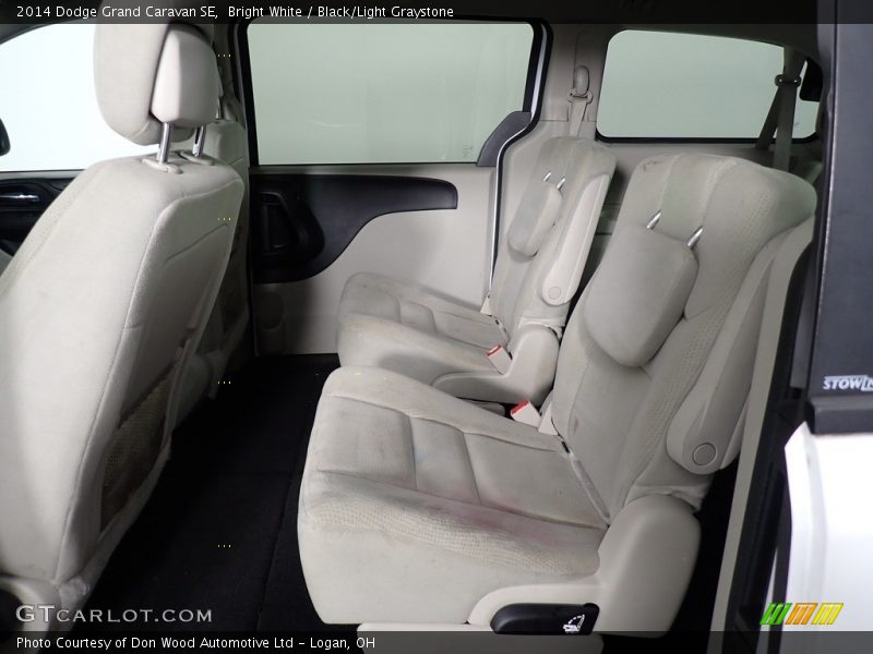 Bright White / Black/Light Graystone 2014 Dodge Grand Caravan SE