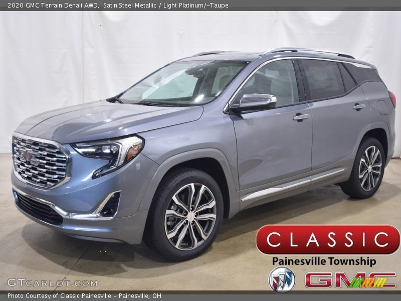 Satin Steel Metallic / Light Platinum/­Taupe 2020 GMC Terrain Denali AWD