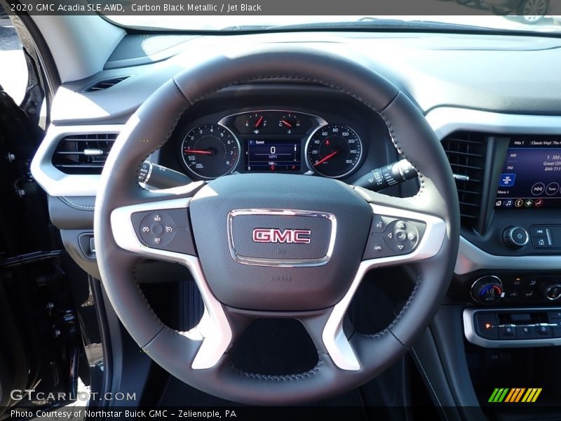 Carbon Black Metallic / Jet Black 2020 GMC Acadia SLE AWD