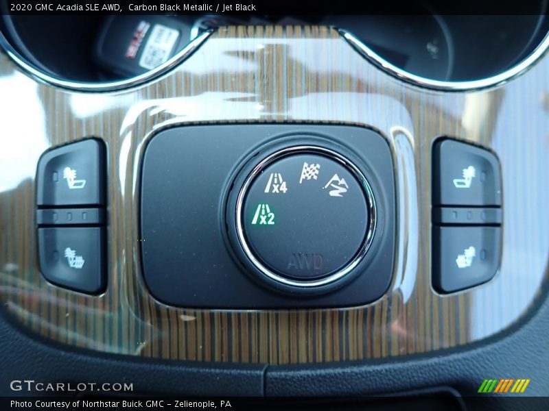 Carbon Black Metallic / Jet Black 2020 GMC Acadia SLE AWD