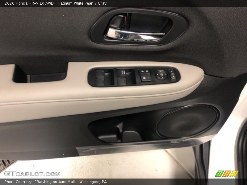 Platinum White Pearl / Gray 2020 Honda HR-V LX AWD