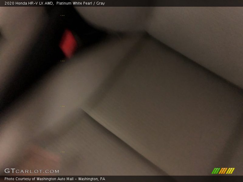 Platinum White Pearl / Gray 2020 Honda HR-V LX AWD