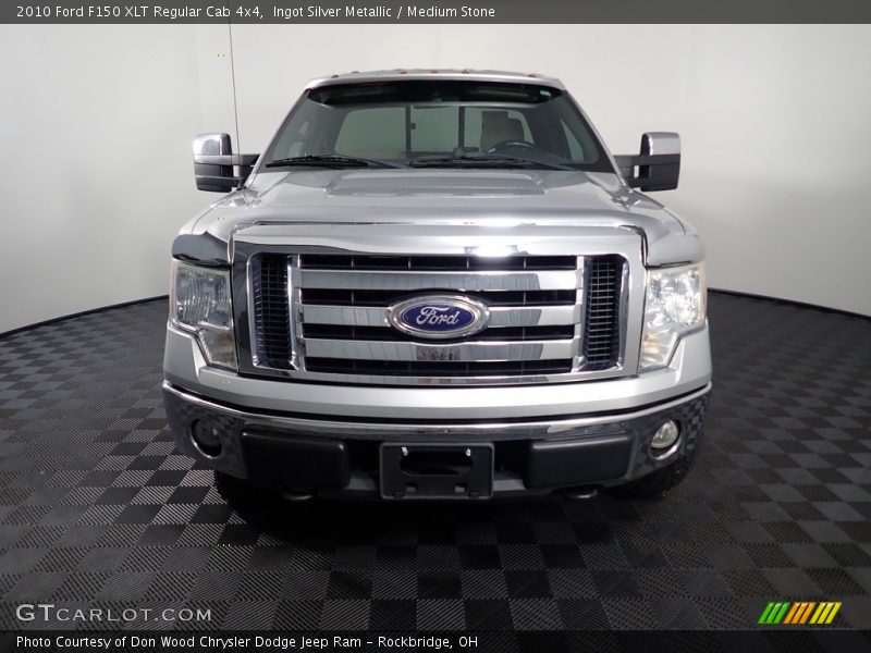 Ingot Silver Metallic / Medium Stone 2010 Ford F150 XLT Regular Cab 4x4