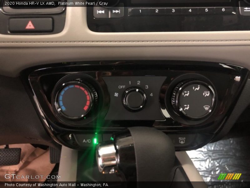 Platinum White Pearl / Gray 2020 Honda HR-V LX AWD