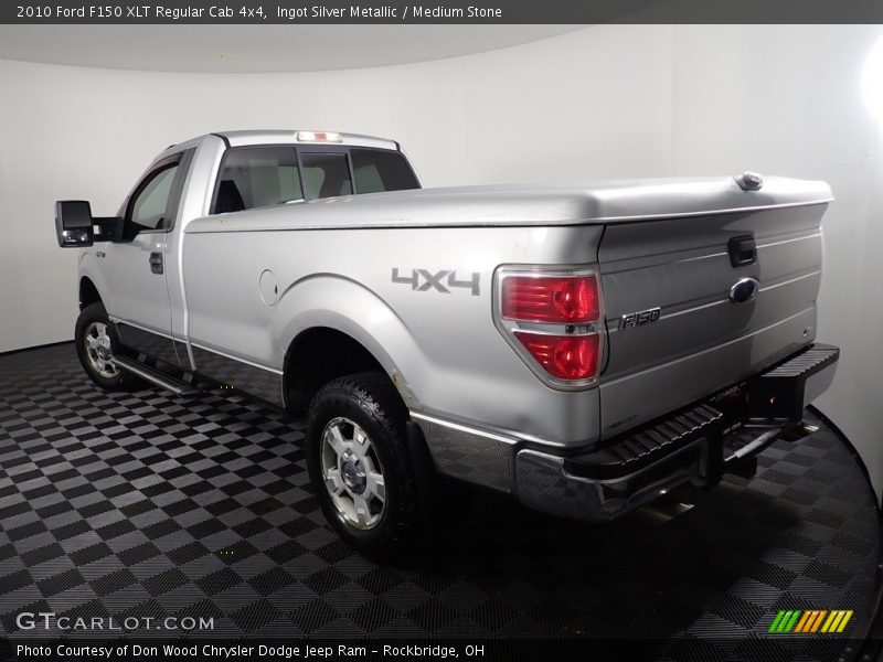 Ingot Silver Metallic / Medium Stone 2010 Ford F150 XLT Regular Cab 4x4