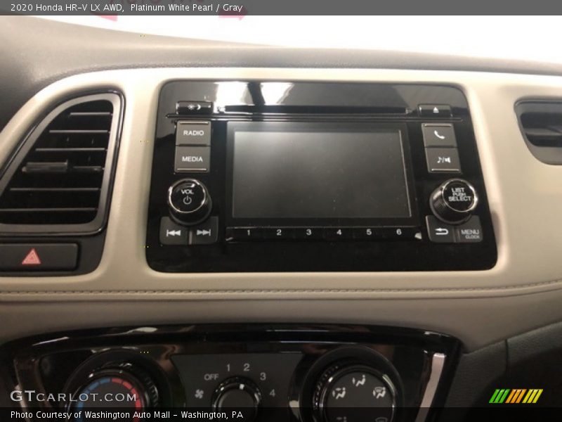 Platinum White Pearl / Gray 2020 Honda HR-V LX AWD